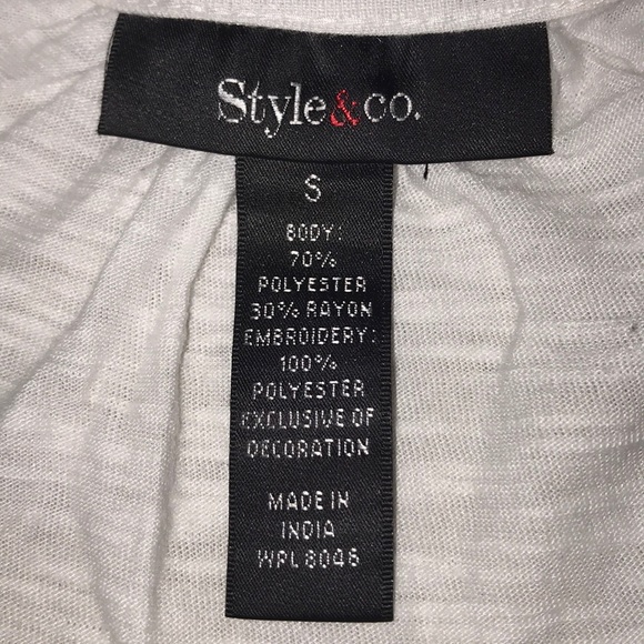 NWT Trendy Peasant Top - Picture 4 of 5